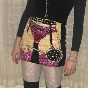 DISCOUNT UNIVERSE stairway to heaven miniskirt